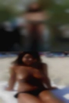 Naked woman with haven